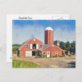 Deerfield Farm Postkarte (Vorne/Hinten)