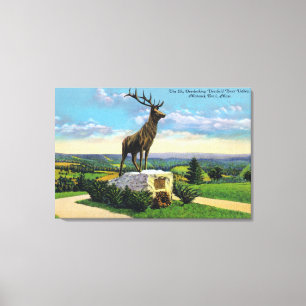 Deerfield River Valley auf Mohikaner-Spur Leinwanddruck