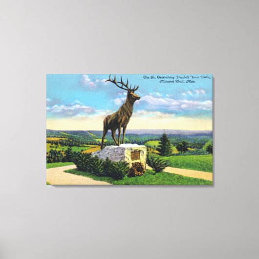 Deerfield River Valley on Mohawk Trail Leinwanddruck (Vorderseite)