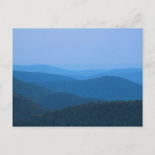 Deerfield River von East Mountain Berkshires Postkarte