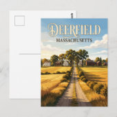 Deerfield USA Postkarte (Vorne/Hinten)