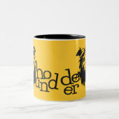Deerhound-Becher Zweifarbige Tasse (Mittel)
