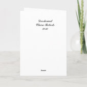 Deerhound Feiertagskarte (Rückseite)