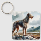 Deerhound Schlüsselanhänger (Vorderseite)