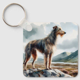 Deerhound Schlüsselanhänger