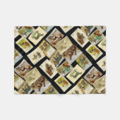 Deerhound Vintage Fleecedecke (Vorderseite (Horizontal))