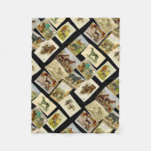 Deerhound Vintage Fleecedecke (Vorderseite)