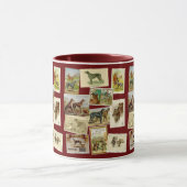 Deerhound Vintage Tasse (Zentrum)