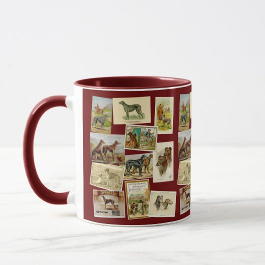 Deerhound Vintage Tasse (Links)