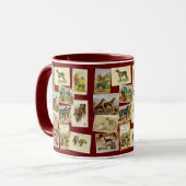Deerhound Vintage Tasse (Vorderseite Links)