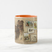 Deerhound Vintage Tasse (Zentrum)