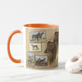Deerhound Vintage Tasse