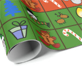 Deers and Things, Wrapping Paper NEW 2021 Geschenkpapier (Rolleneckpunkt)