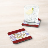 Deer's winter lover  getränkeuntersetzer (Rechte Seite)