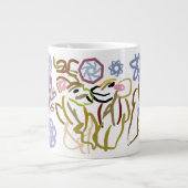 Deer's winter lover  Jumbo-Tasse (Vorderseite)