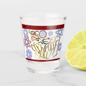 Deer's winter lover schnapsglas (Vorderseite)