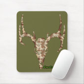 DeerSkull in Digital Brown für Jäger Mousepad (Mit Mouse)