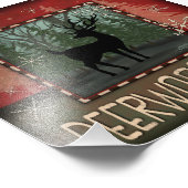 "Deerwood Lake" Inspirivity Square Print Fotodruck (Ecke)