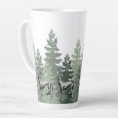DeerZoi Wald Tall Latte Tasse (Linke Ecke)