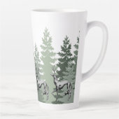 DeerZoi Wald Tall Latte Tasse (Rechts)