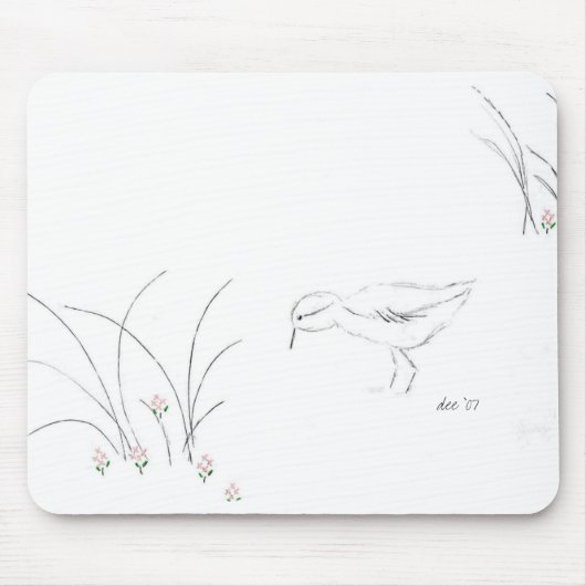 Dees Flussuferläufer - Highcountryhiker Mousepad (Vorne)