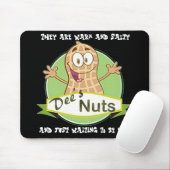 Dee's Nuts Mouse Pad (schwarz) Mousepad (Mit Mouse)