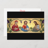 Deesis Prayer Card Postkarte (Vorne/Hinten)