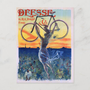 Déesse Cycles 1898 Vintages Werbeplakat Postkarte