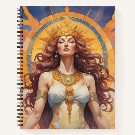 Déesse du Soleil Notizblock (Vorderseite)