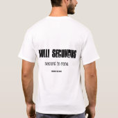 deetermined. an zweiter Stelle zu keinen zweigen T-Shirt (Rückseite)