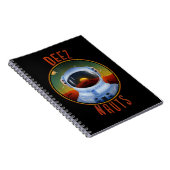 Deez Nauts Astronaut im Weltraum Funny Joke Adu Notizblock (Rechte Seite)