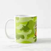 Deez Nüsse; hellgrüne Camouflage, Tarnung Kaffeetasse (Links)