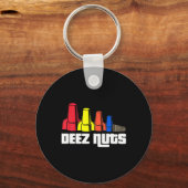 Deez Nuts Electrician für Männer Frauen Geschenke Schlüsselanhänger (Vorderseite)
