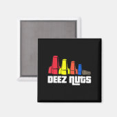 Deez Nuts Electrician für Männer Frauen Magnet (Vorderseite/Rückseite)