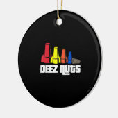 Deez Nuts Electrician Gift Keramik Ornament (Links)