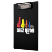 Deez Nuts Electrician Gift Klemmbrett (Links)