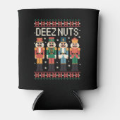 Deez Nuts Funny Christmas Nutcracker Weihnachtsfei Dosenkühler (Vorderseite)