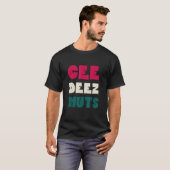 Deez Nuts Funny Meme Lover Christmas Pajama T-Shirt (Vorne ganz)