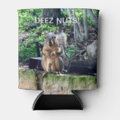Deez Nuts Funny Squirrel Foto Adult Humor Dosenkühler (Vorderseite)
