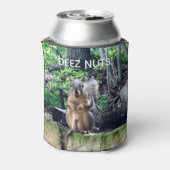 Deez Nuts Funny Squirrel Foto Adult Humor Dosenkühler (Kanne Rückseite)