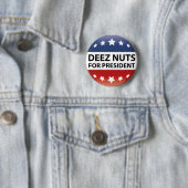 Deez Nuts für Präsident Button (Beispiel)