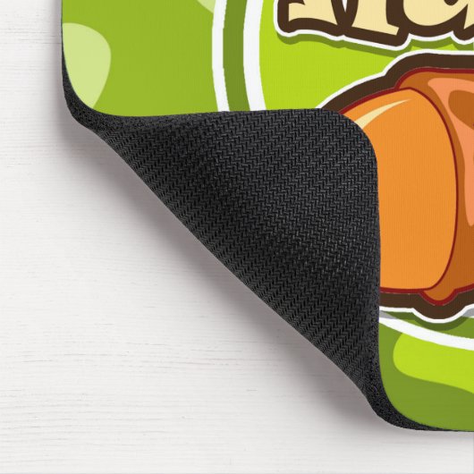 Deez Nuts; hellgrüne Camouflage, Tarnung Mousepad (Ecke)