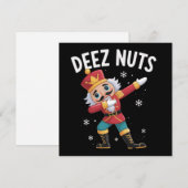 Deez Nuts Nussknacker Nuss Lustiges Weihnachten  (Vorne/Hinten)
