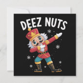 Deez Nuts Nussknacker Nuss Lustiges Weihnachten  (Vorderseite)