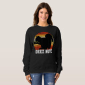 Deez Nuts Nutcracker Christmas Pajama Funny Ugly X Sweatshirt (Vorne ganz)