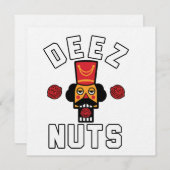 Deez Nuts Nutcracker Einladung (Vorne/Hinten)