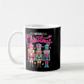 Deez Nuts Nutcracker Frohe Weihnachten Matching Pa Kaffeetasse (Links)