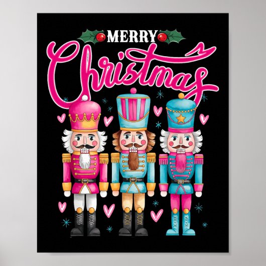 Deez Nuts Nutcracker Frohe Weihnachten Matching Pa Poster (Vorne)