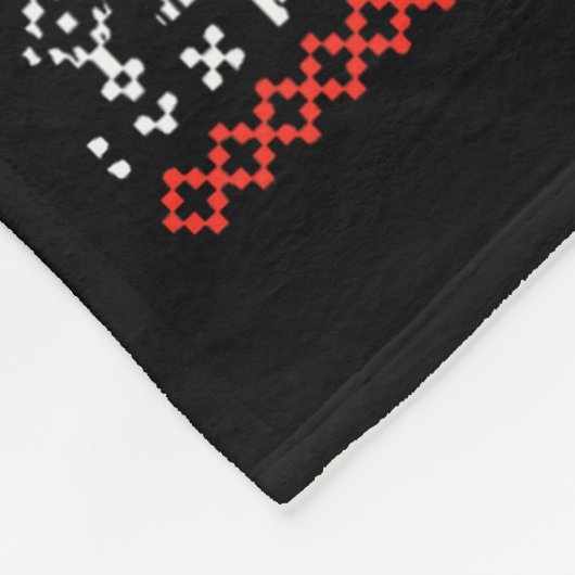 Deez Nuts Nutcracker Funny Ugly Christmas Sweater Fleecedecke (Ecke)