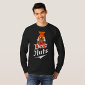 Deez Nuts Nutcracker Nu Men & Women Funny Xmas Paj T-Shirt (Vorne ganz)